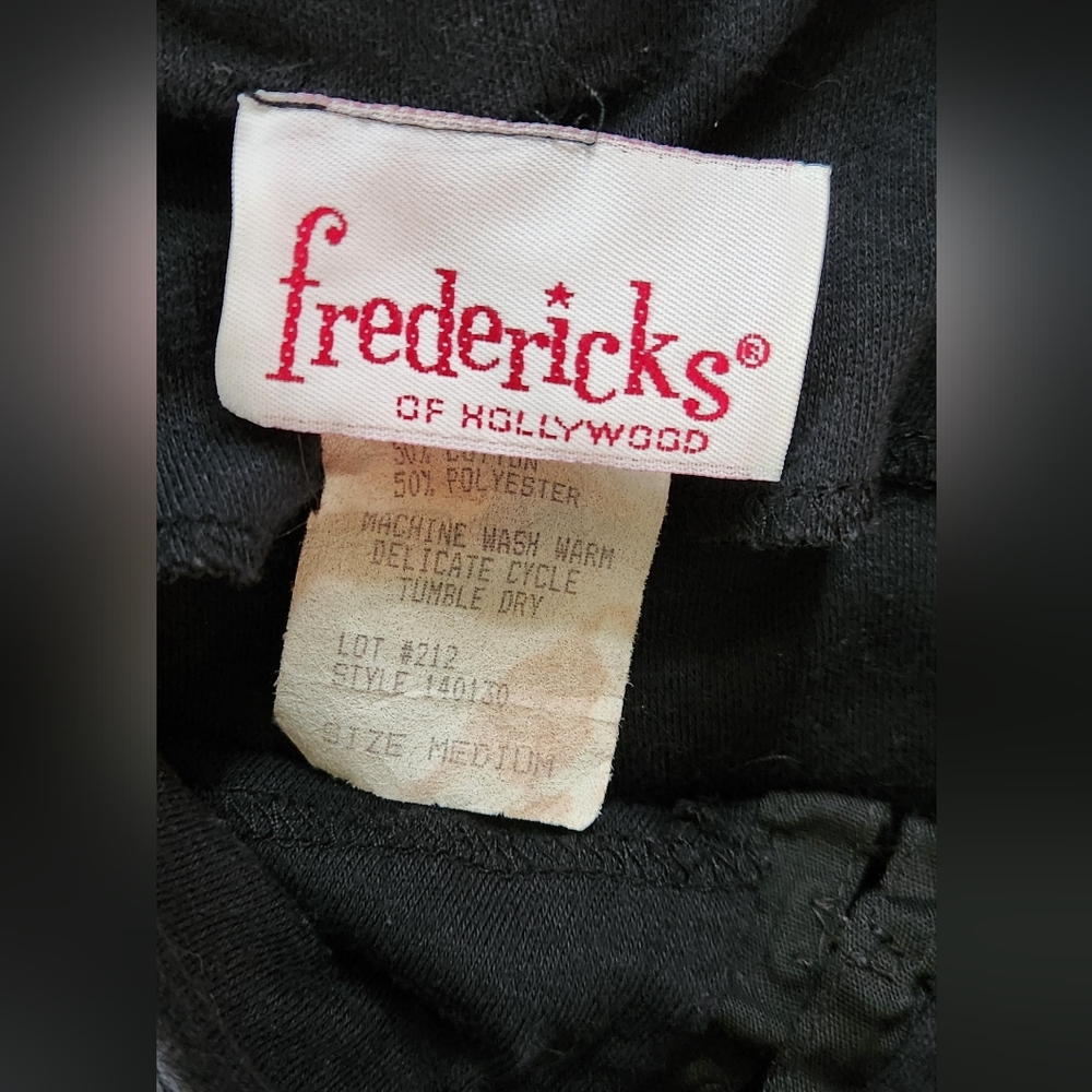 Vintage 1970s, Frederick's of Hollywood, Long Sleeve Crop Blouse, Medium - Picture 4 of 4